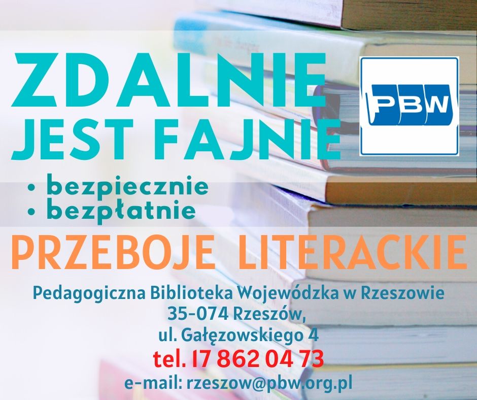 zdalnie jest fajnie przeboje literackie jpg